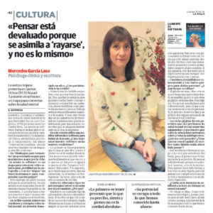 prensa-Diario-La-Rioja la mente es software Mercedes García Laso